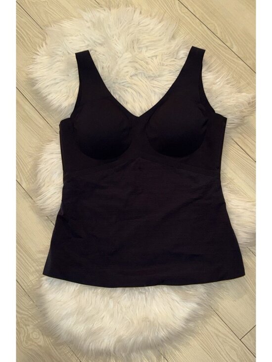 Honey Love Other - HoneyLove Liftwear Tank Shapewear Top Cami Wire Free Lined Womens L Large Black